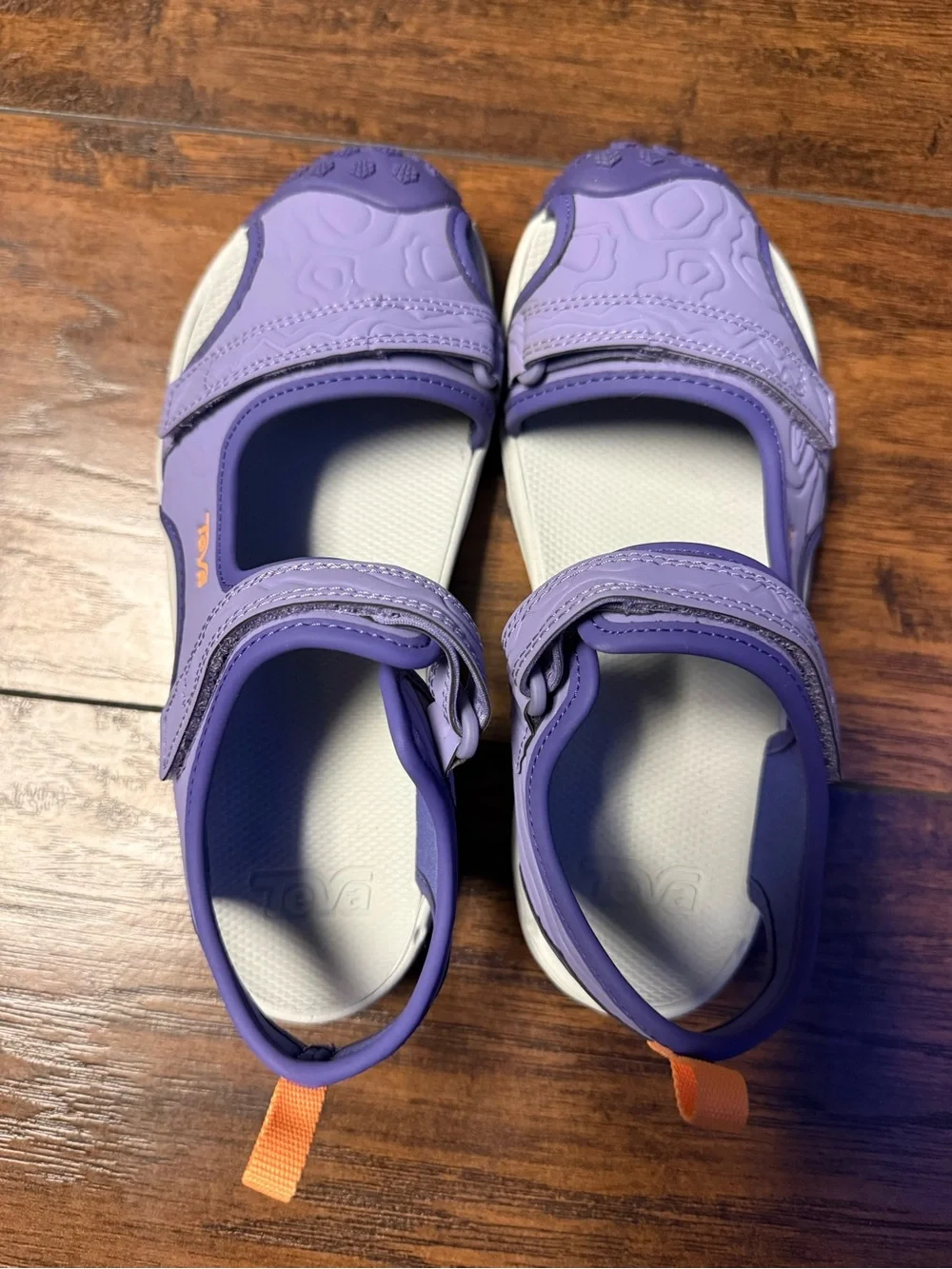 Teva Toachi Hydratrek Kids Lavender Sport Sandal with Hook and-Loop Size 4